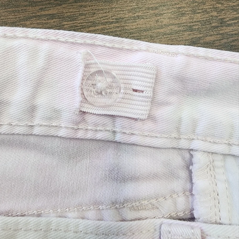 Old Navy Girls White Tye Dye Upcycle Added Colorful Patches, sz 12
